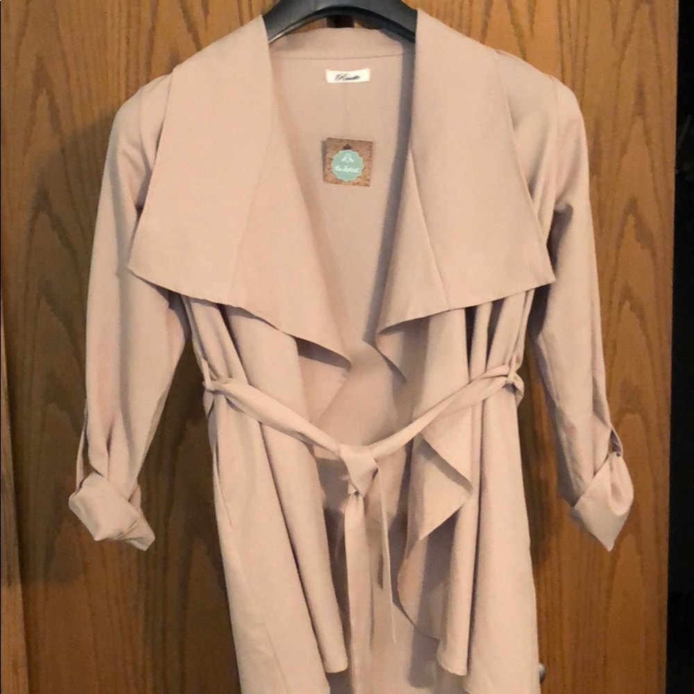 Tie waist jacket